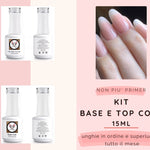 KIT  BASE COAT + TOP COAT (15ml)