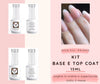 KIT  BASE COAT + TOP COAT (15ml)