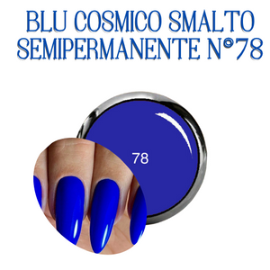 Blu Cosmico Smalto Semipermanente n 78 (15 ml)